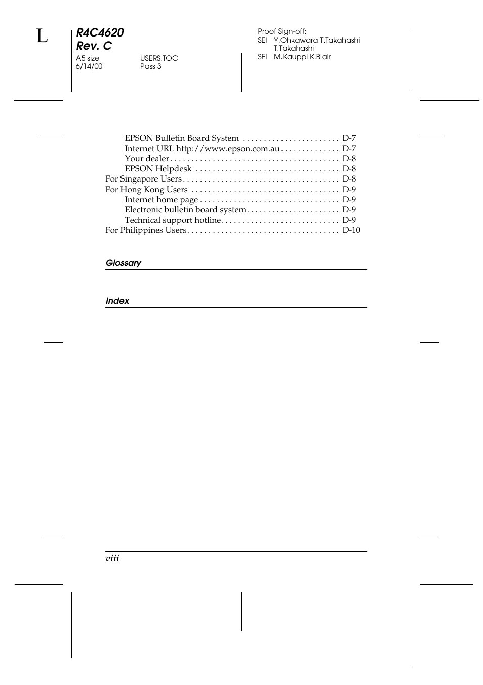 Epson 24-Pin User Manual | Page 10 / 249