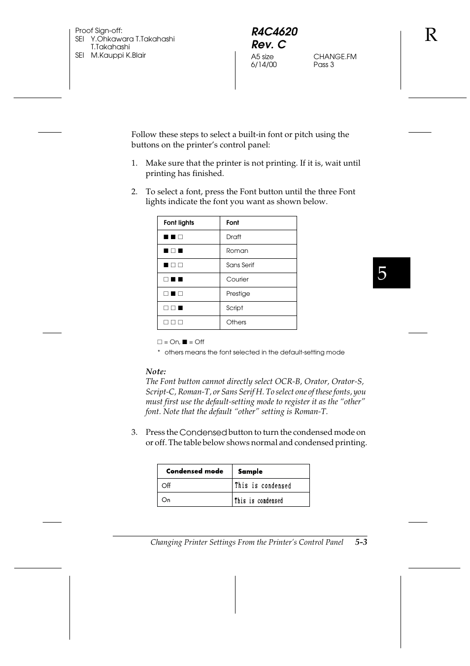 Epson 24-Pin User Manual | Page 127 / 249