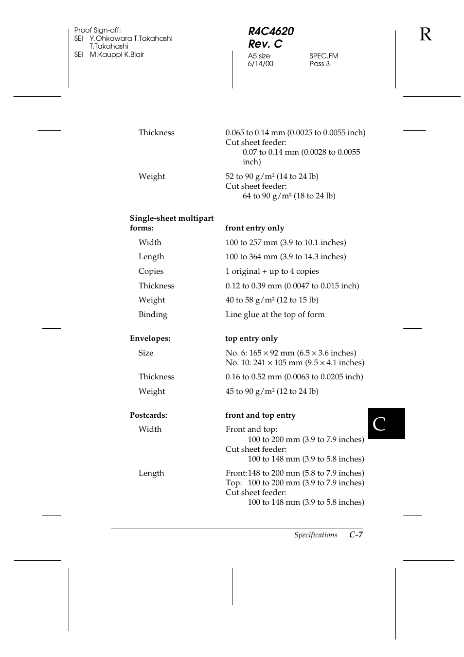 Epson 24-Pin User Manual | Page 201 / 249