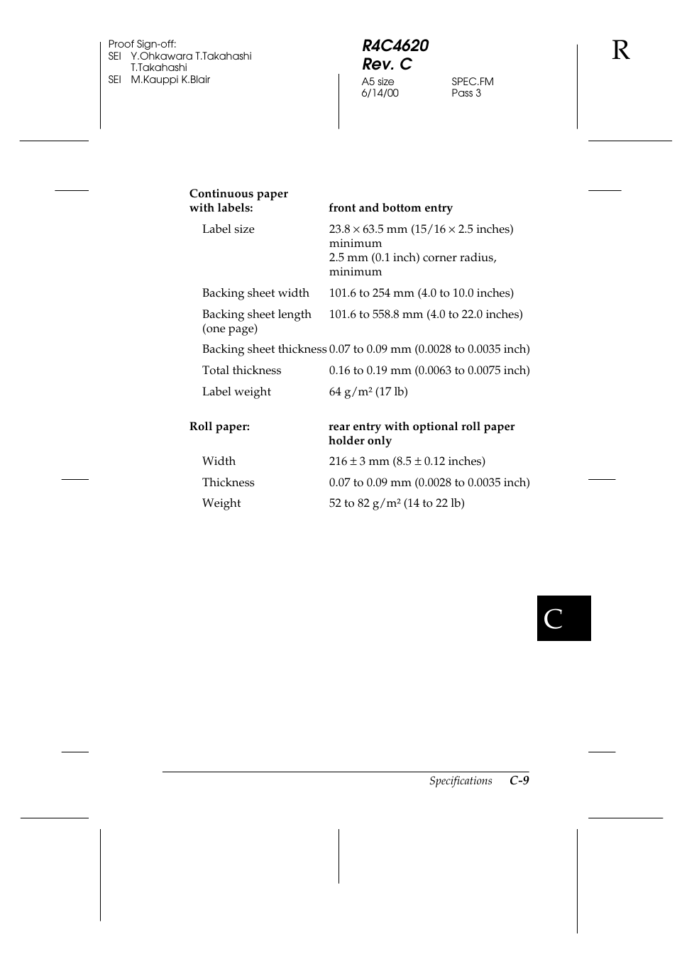 Epson 24-Pin User Manual | Page 203 / 249