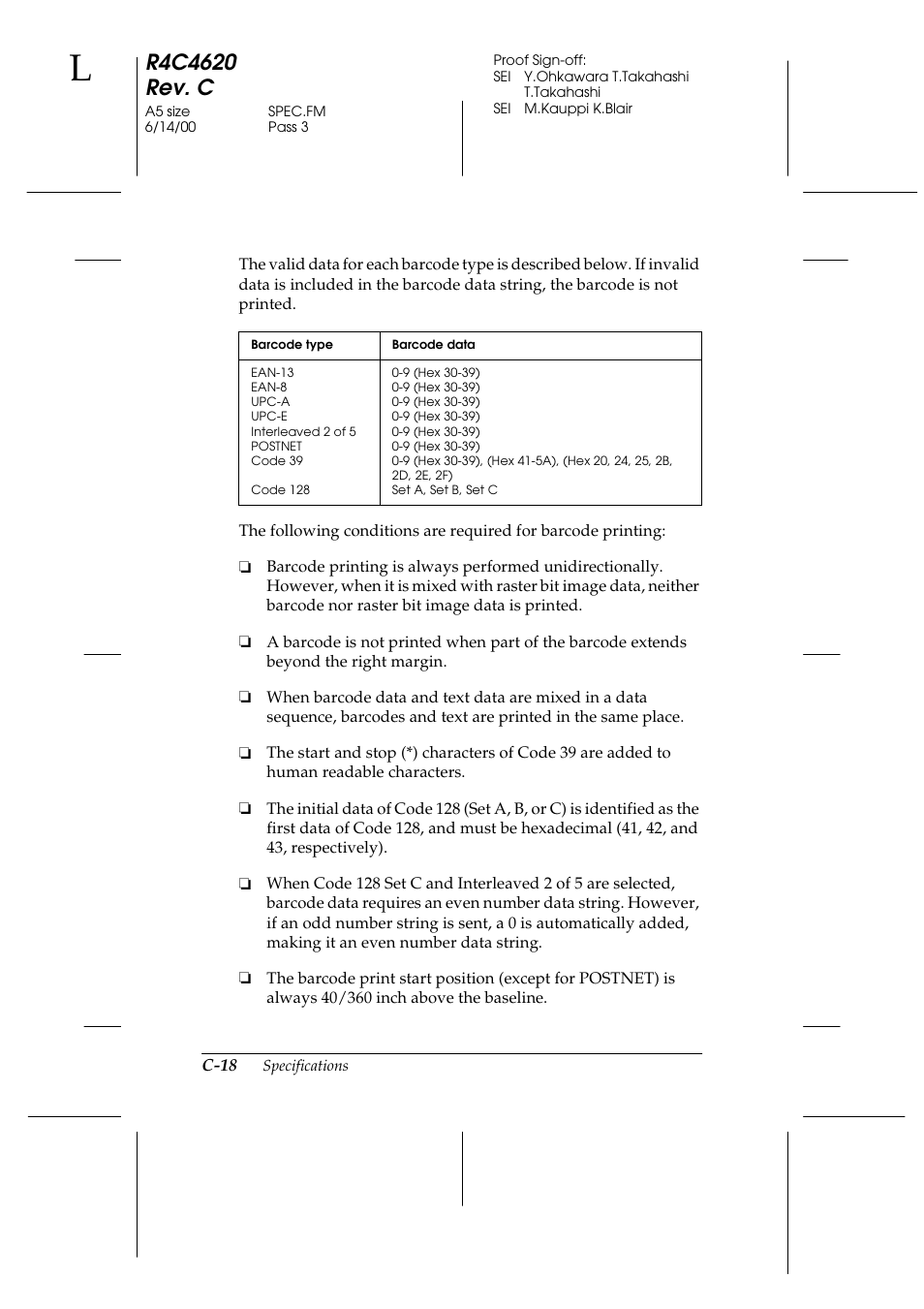 Epson 24-Pin User Manual | Page 212 / 249