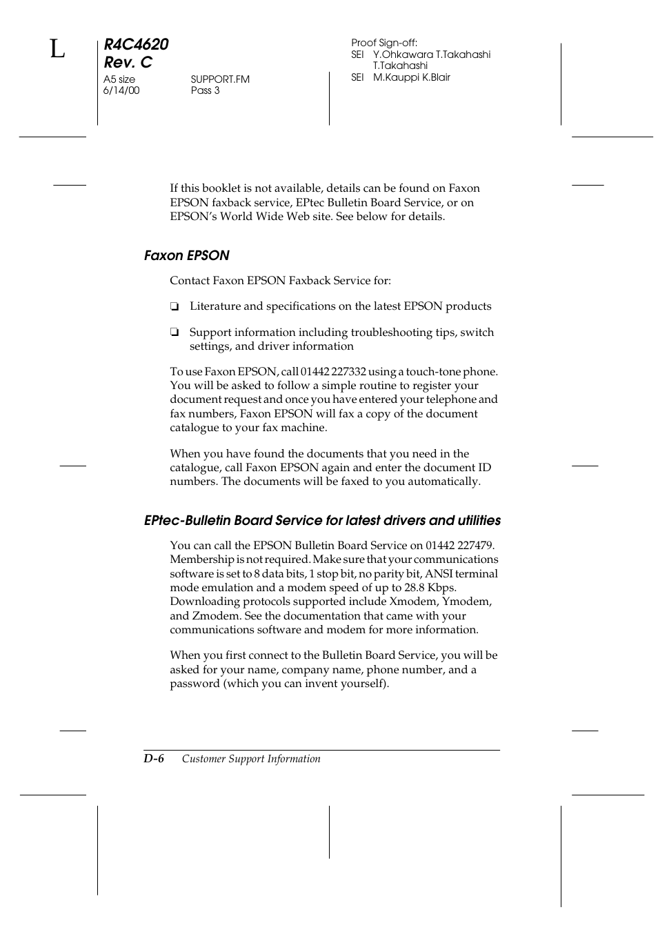 Epson 24-Pin User Manual | Page 232 / 249