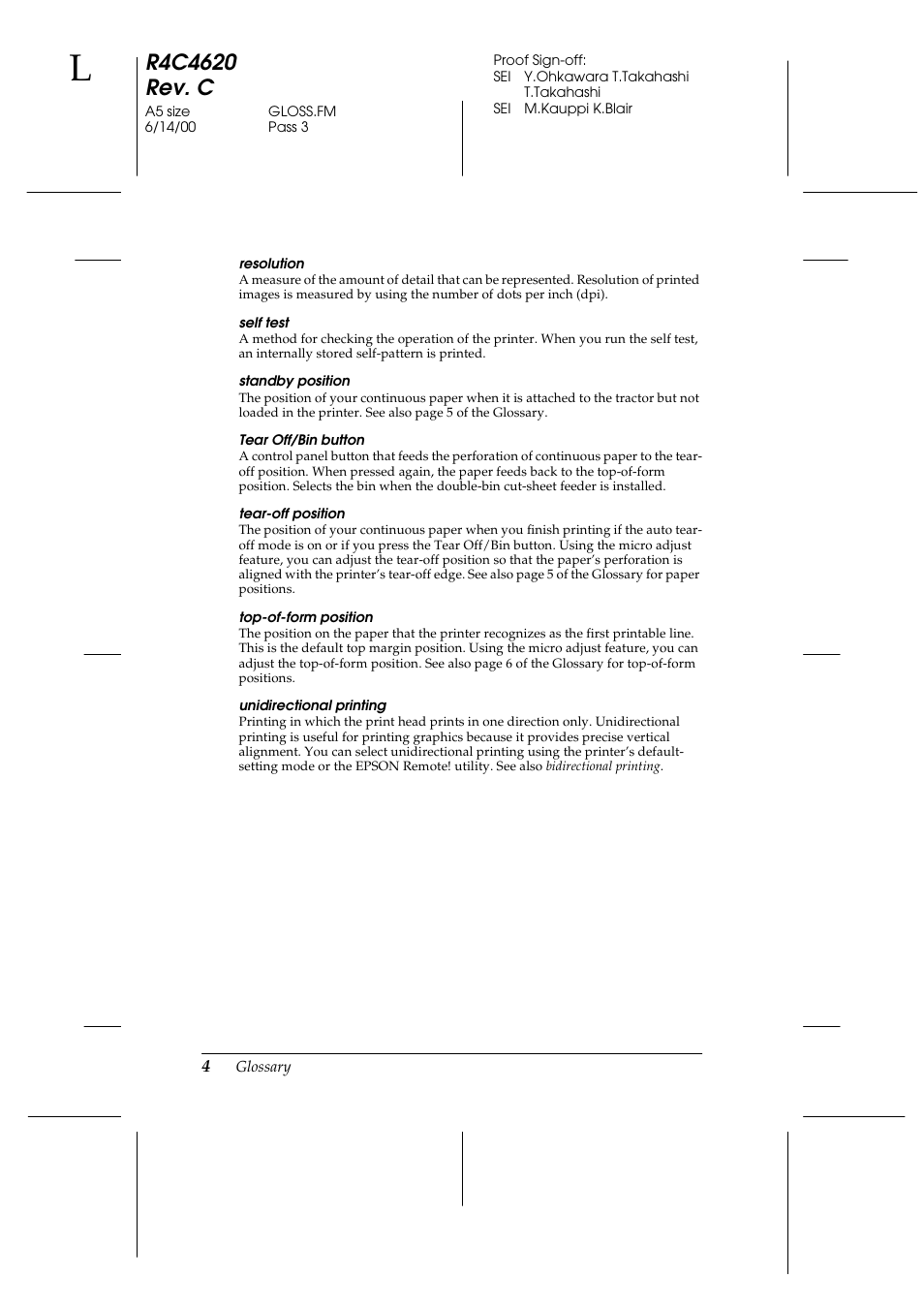 Epson 24-Pin User Manual | Page 240 / 249