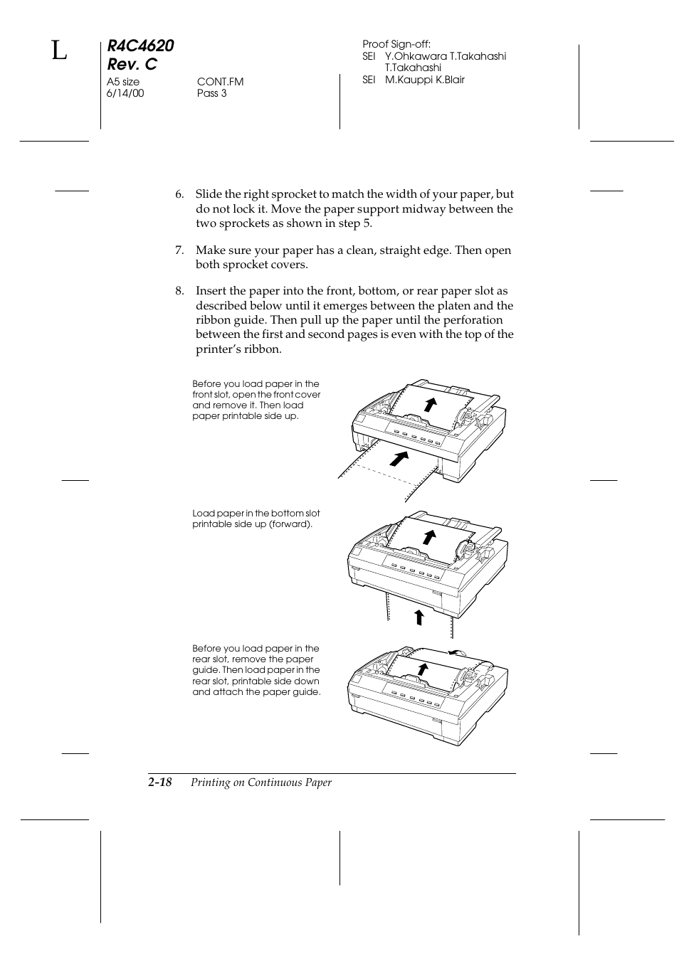 Epson 24-Pin User Manual | Page 62 / 249