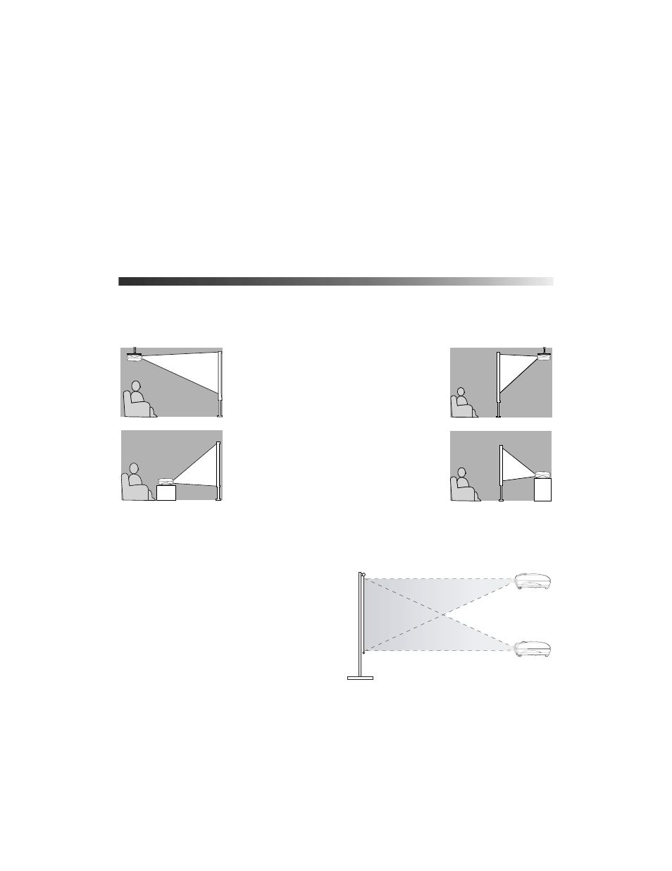 Setting up the projector, Choosing a location | Epson 500 User Manual | Page 13 / 84