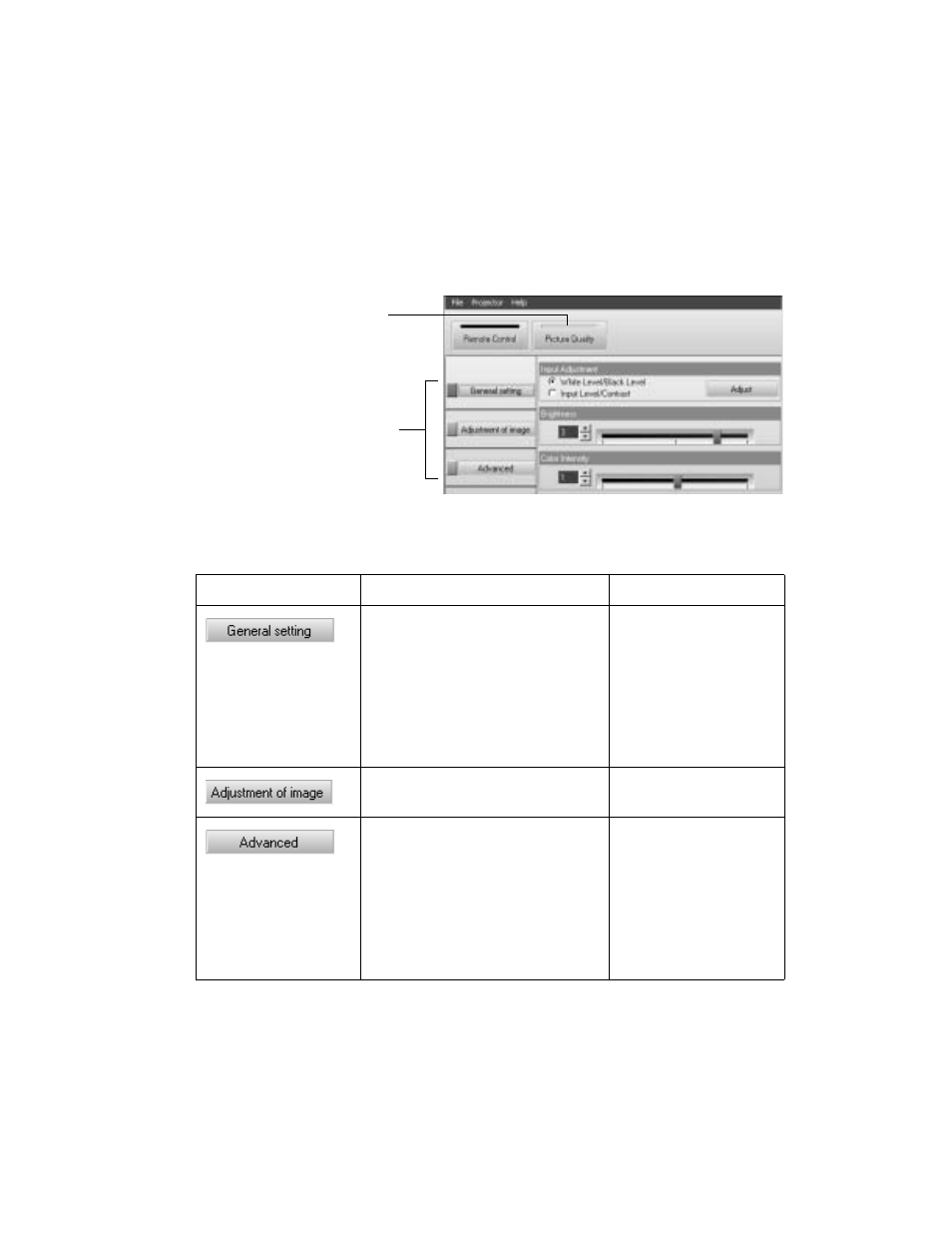 Adjusting the picture quality | Epson 500 User Manual | Page 47 / 84