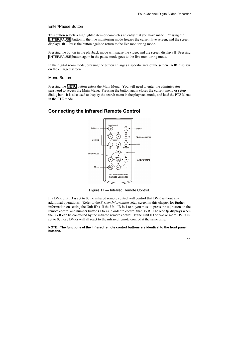 Connecting the infrared remote control | Epson DX-TL4E User Manual | Page 23 / 57