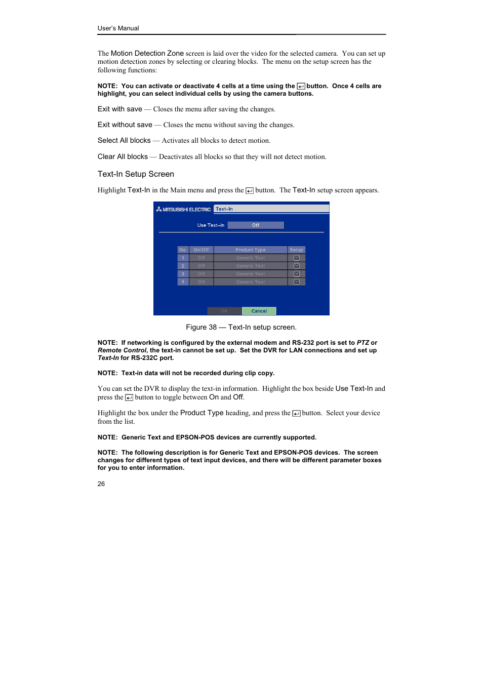 Epson DX-TL4E User Manual | Page 38 / 57