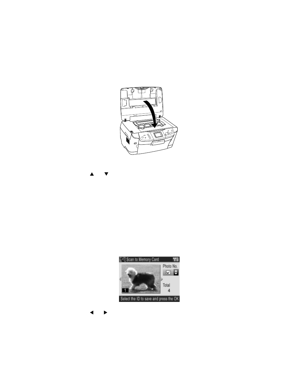 Scanning and saving to your memory card | Epson RX620 User Manual | Page 45 / 90