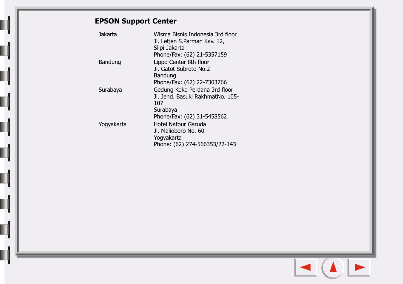 Epson 660 User Manual | Page 82 / 92
