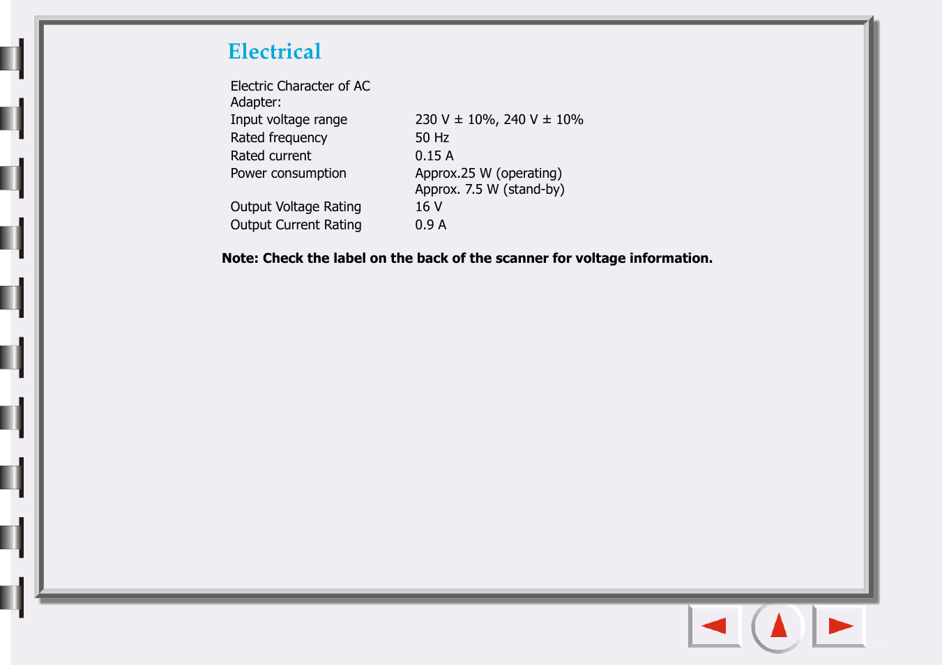 Electrical | Epson 660 User Manual | Page 89 / 92