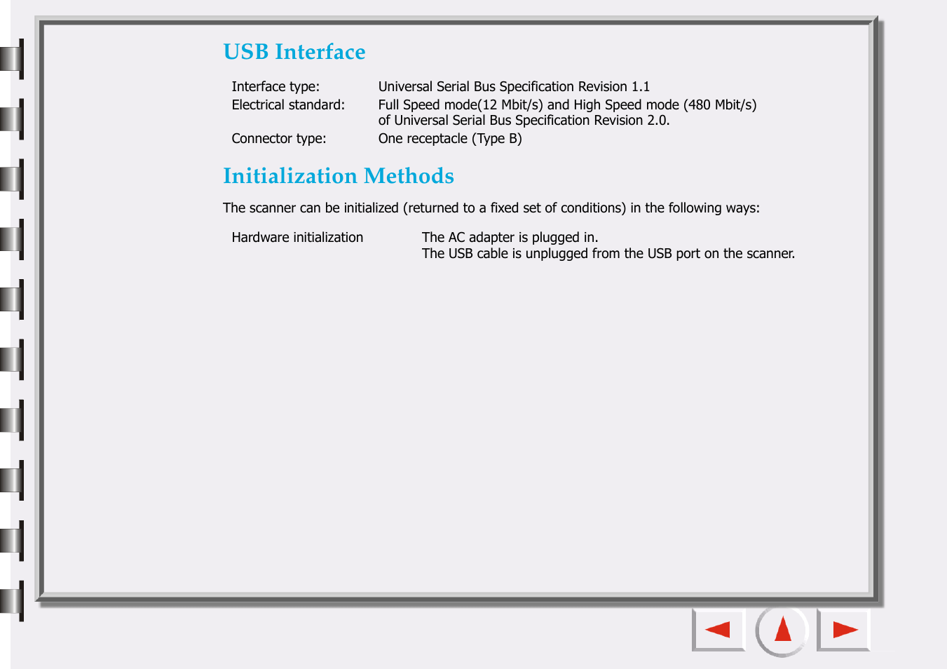 Usb interface, Initialization methods, Usb interface initialization methods | Epson 660 User Manual | Page 91 / 92