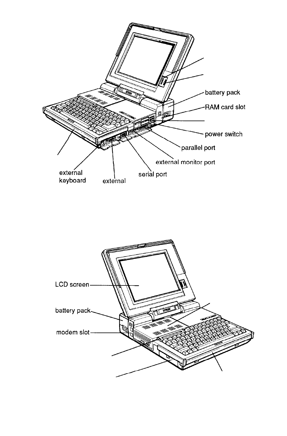 Computer diagram | Epson LT - 286e User Manual | Page 160 / 161