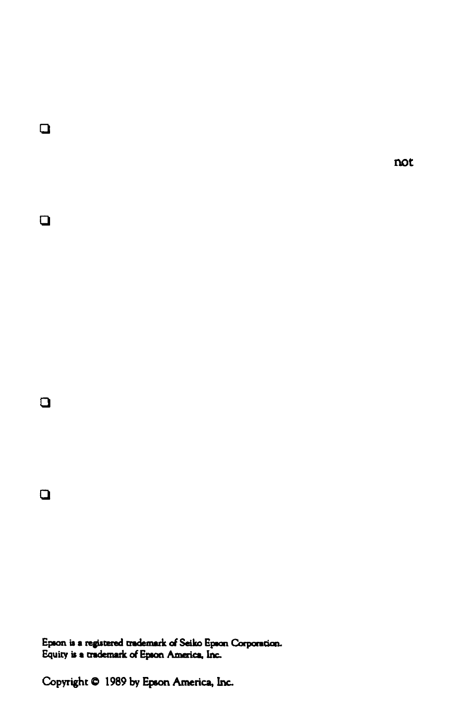 Guide corrections, Epson® equity™ lt-286e user’s | Epson LT - 286e User Manual | Page 2 / 161