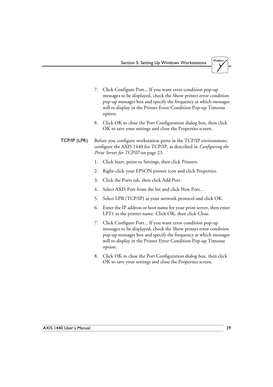 Epson 1440 User Manual | Page 49 / 100
