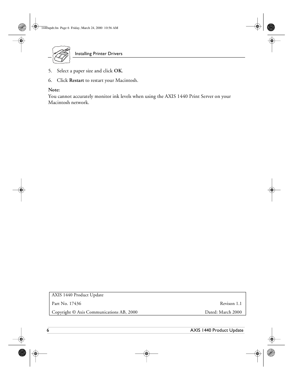 Epson 1440 User Manual | Page 6 / 100