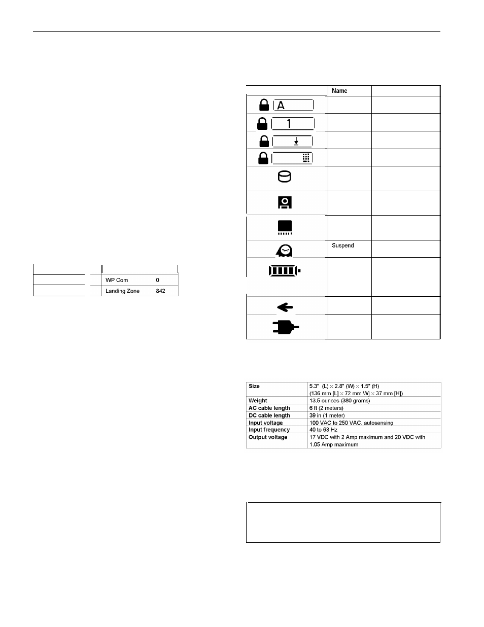 Mass storage, Power sources | Epson 650 User Manual | Page 2 / 7