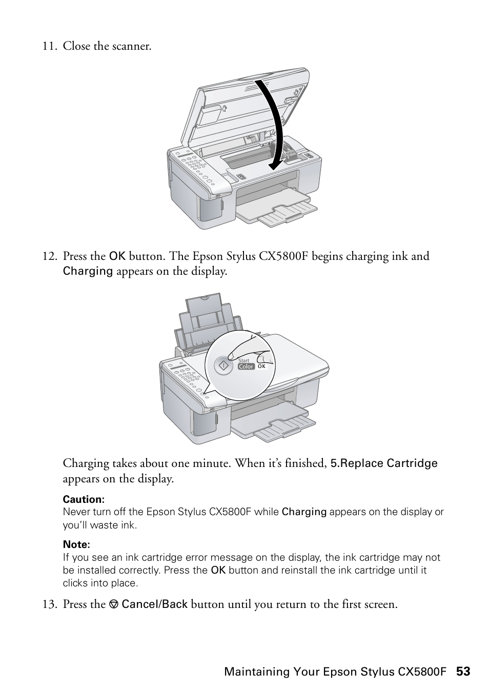 Epson Stylus CX5800F User Manual | Page 53 / 72