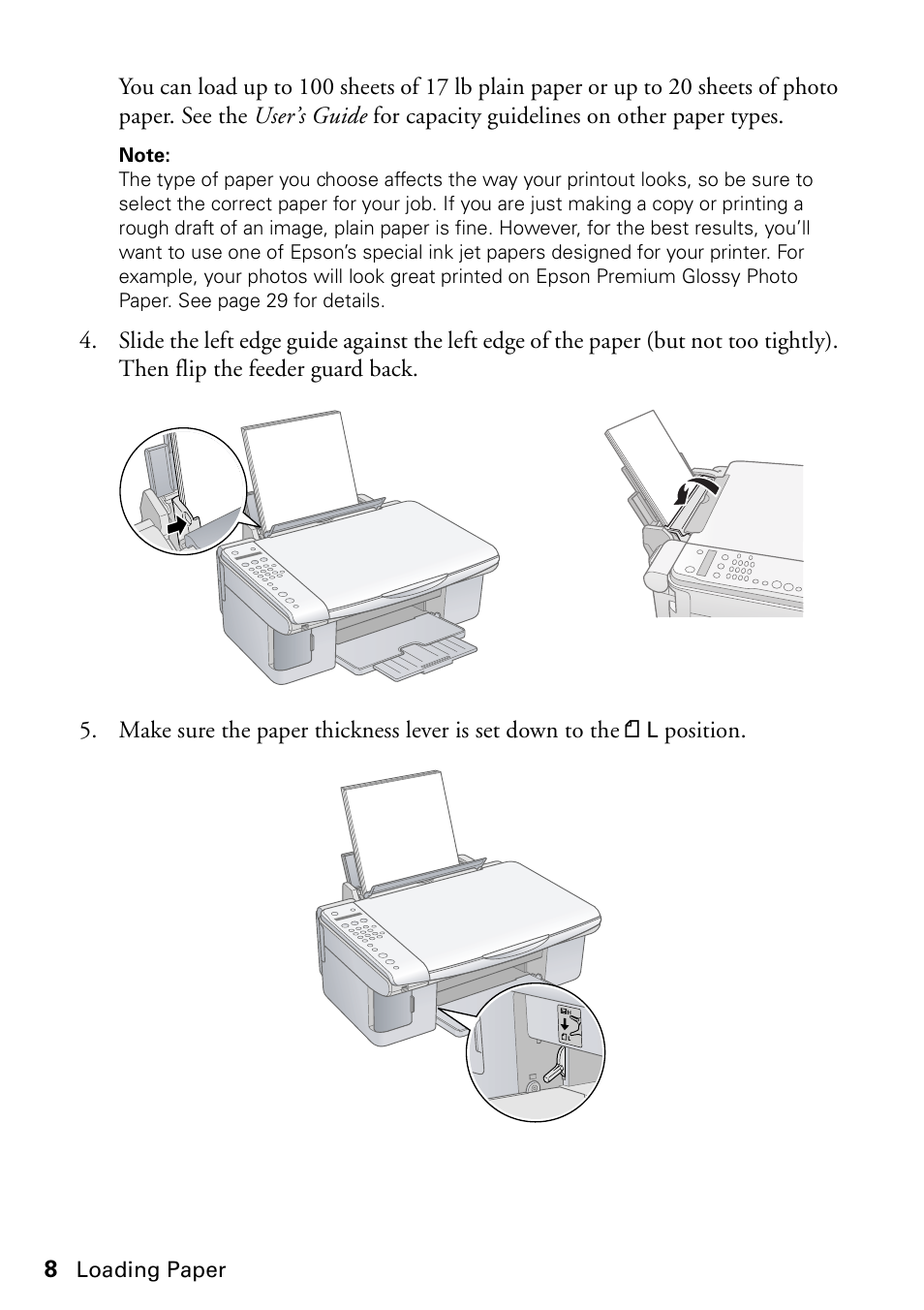 Epson Stylus CX5800F User Manual | Page 8 / 72