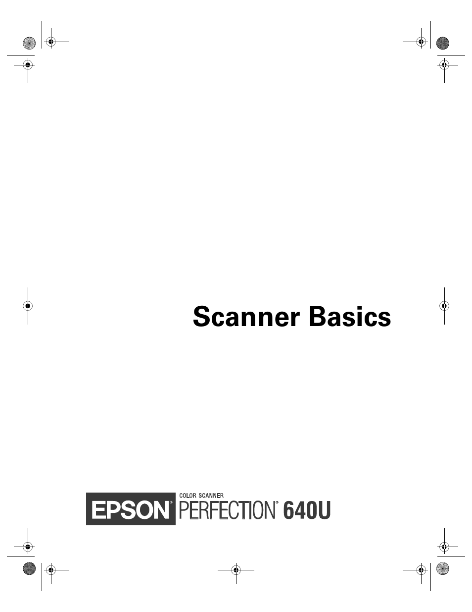 Epson color Perfection 640U User Manual | 71 pages