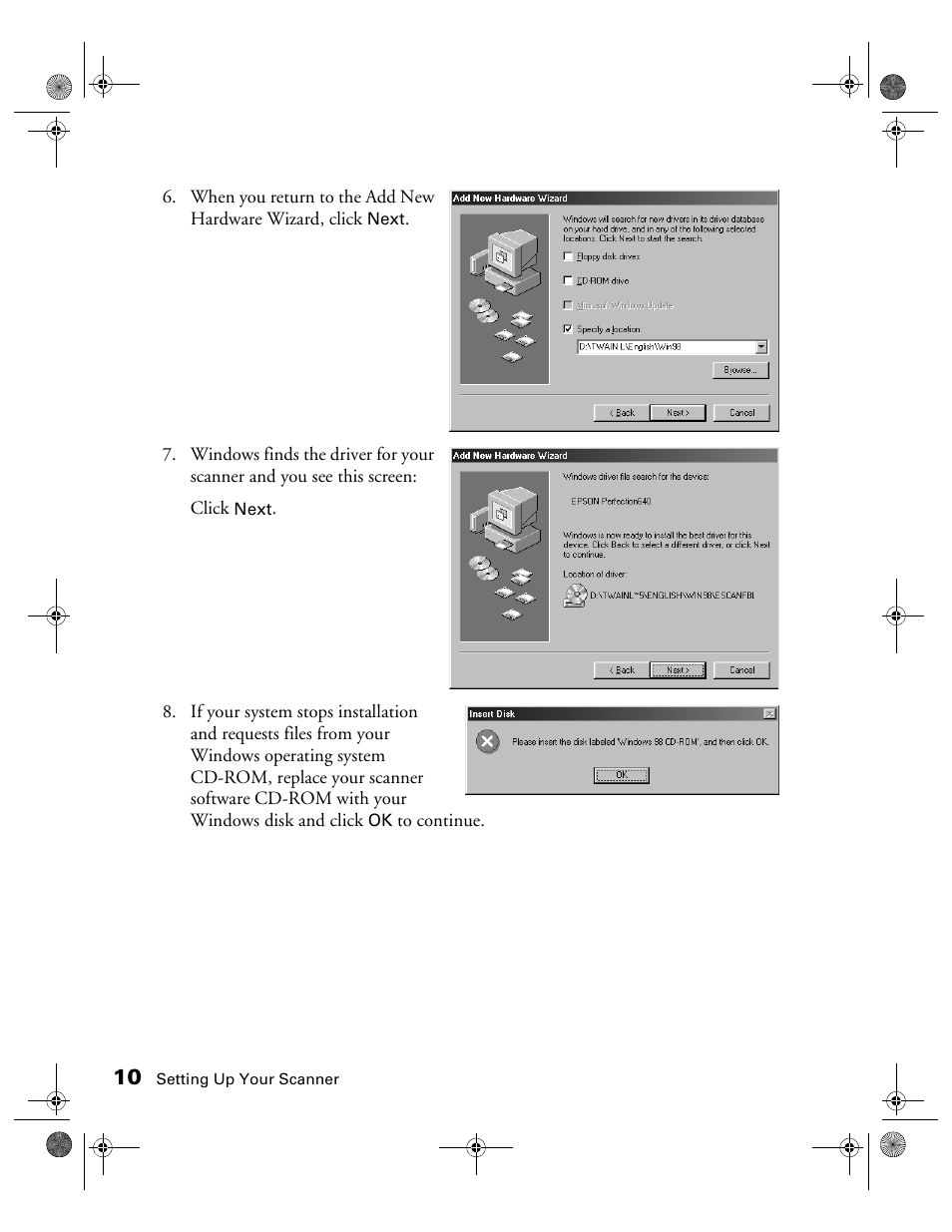 Epson color Perfection 640U User Manual | Page 15 / 71