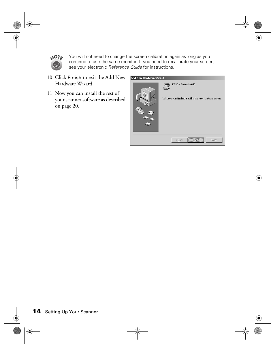 Epson color Perfection 640U User Manual | Page 19 / 71