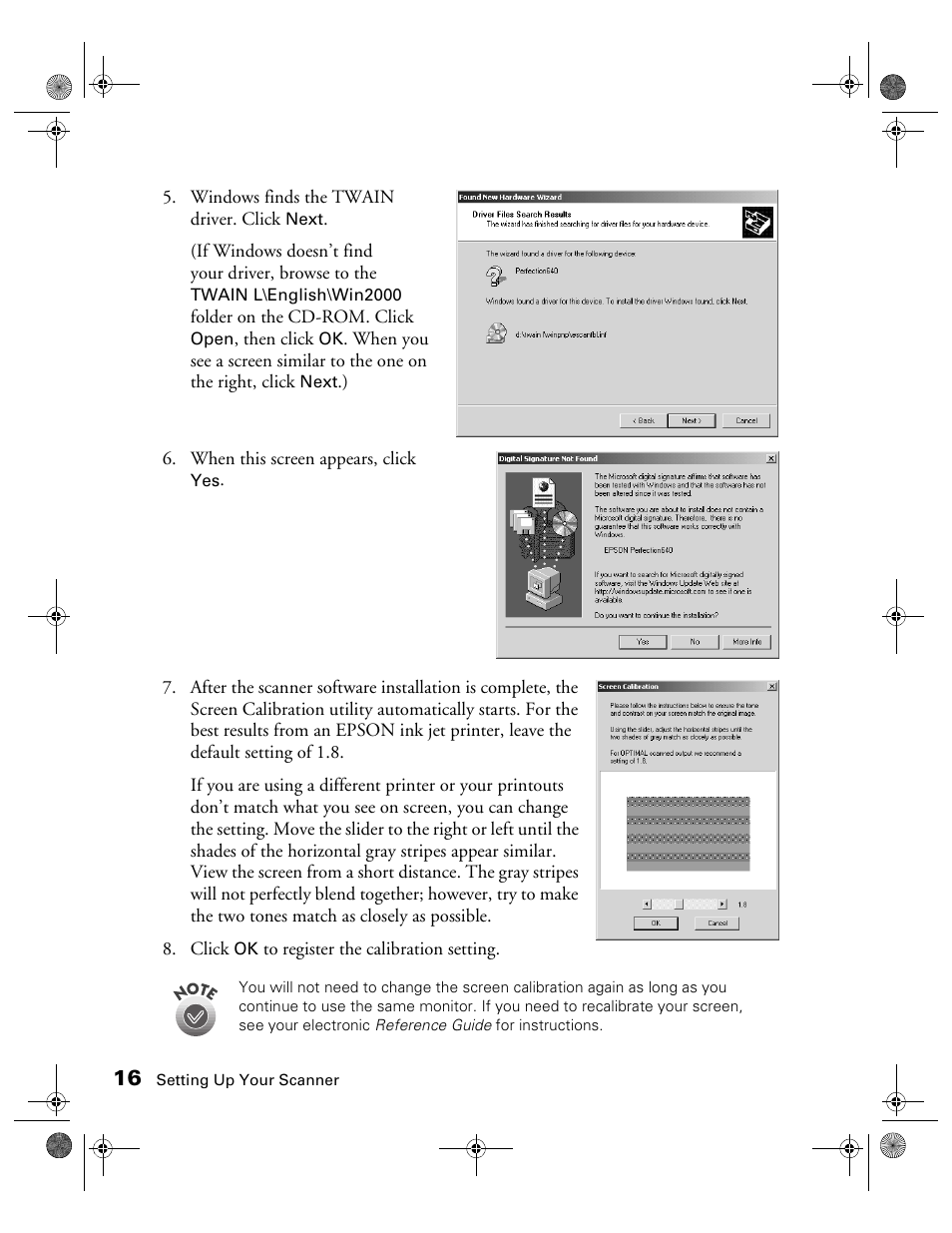 Epson color Perfection 640U User Manual | Page 21 / 71