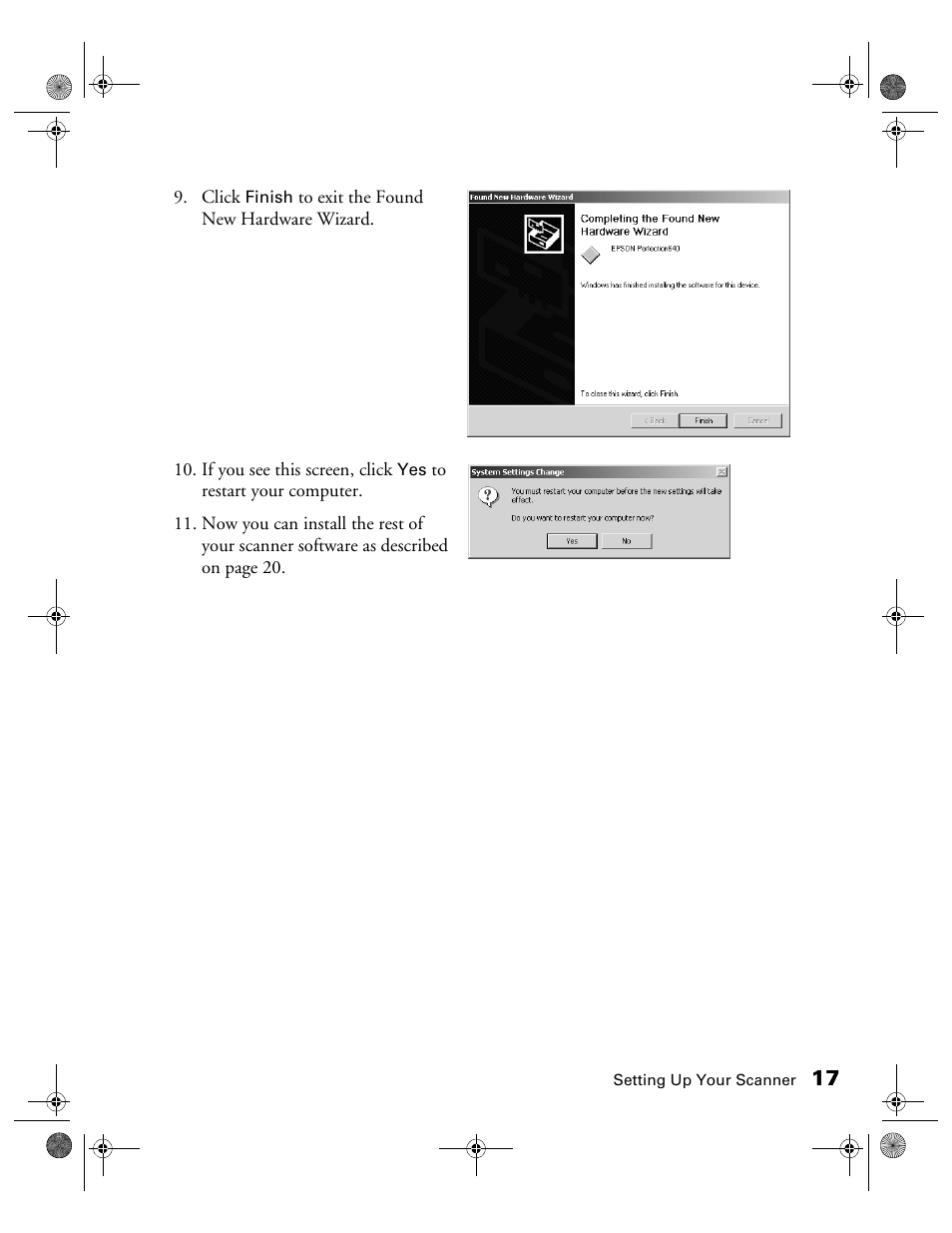 Epson color Perfection 640U User Manual | Page 22 / 71