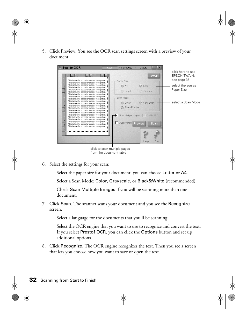 Epson color Perfection 640U User Manual | Page 37 / 71