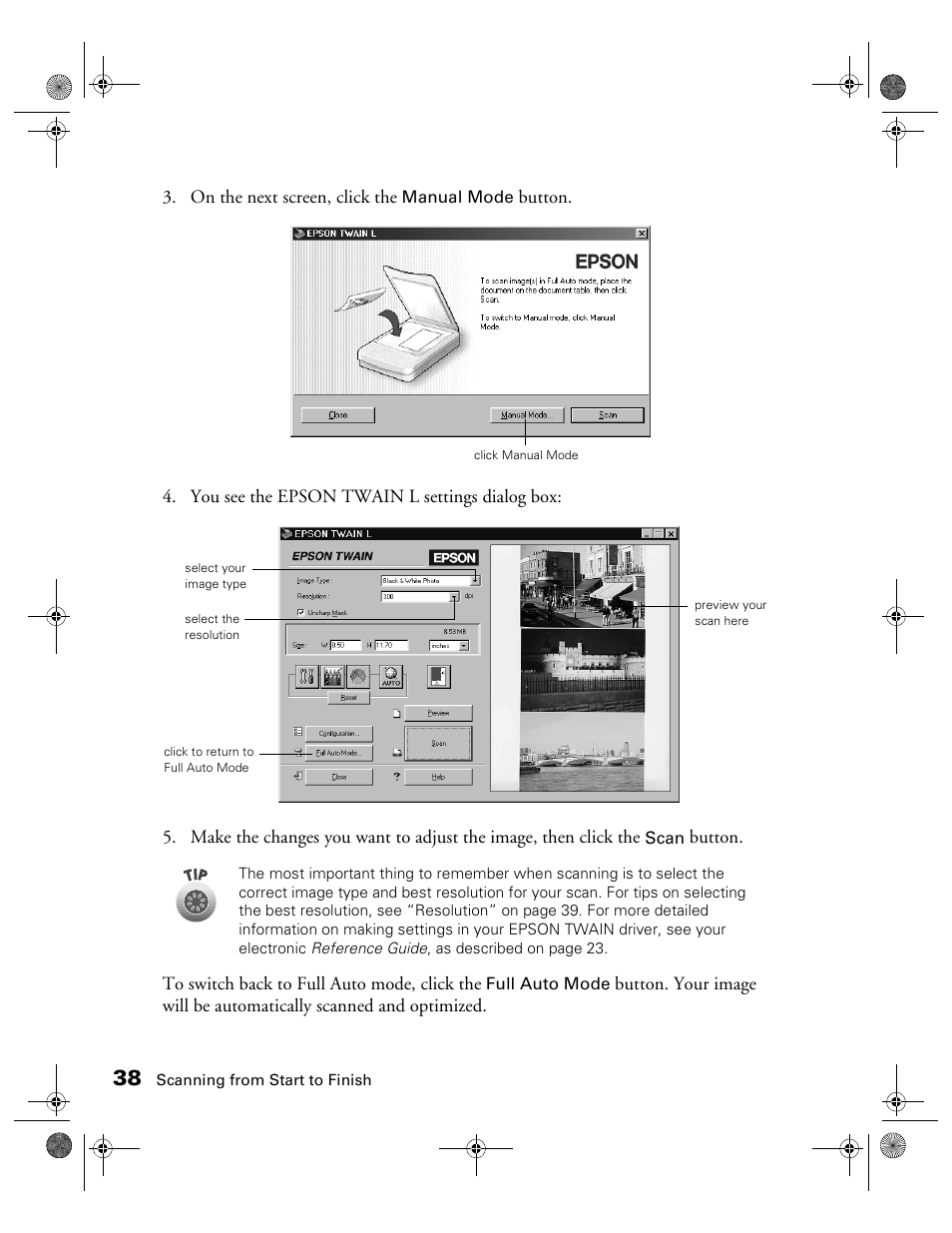 Epson color Perfection 640U User Manual | Page 43 / 71