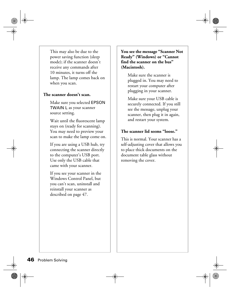 Epson color Perfection 640U User Manual | Page 51 / 71