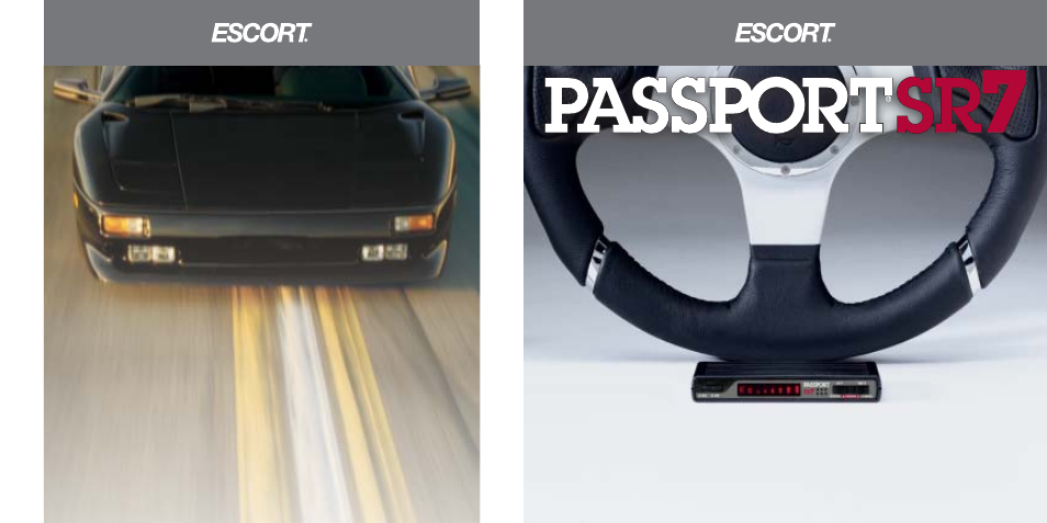 Escort PASSPORT SR7 User Manual | 14 pages