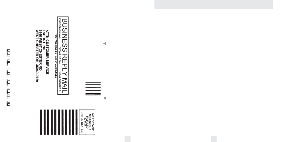 Specifications | Escort PASSPORT SR7 User Manual | Page 14 / 14