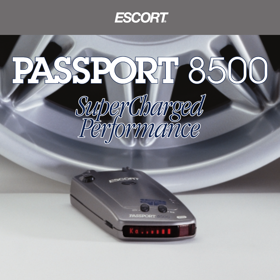 Escort Passport 8500 User Manual | 32 pages