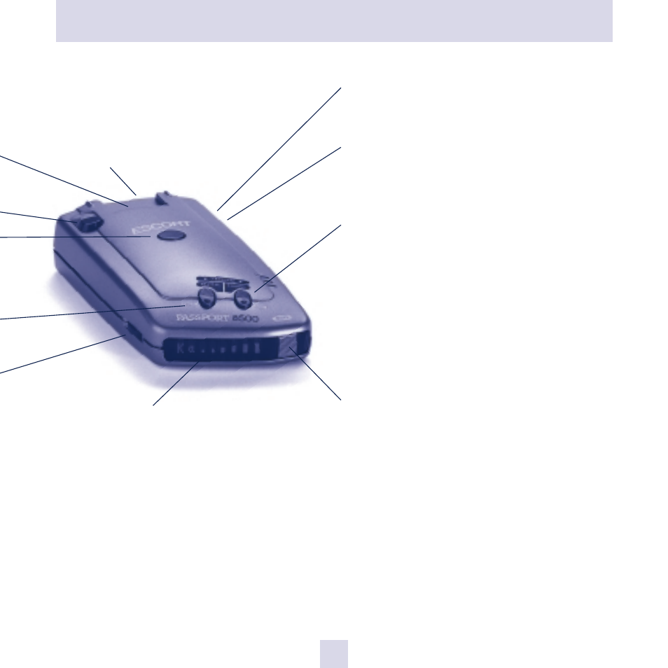 Quick reference guide | Escort Passport 8500 User Manual | Page 7 / 32