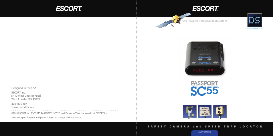 Escort PASSPORT SC55 User Manual | 14 pages