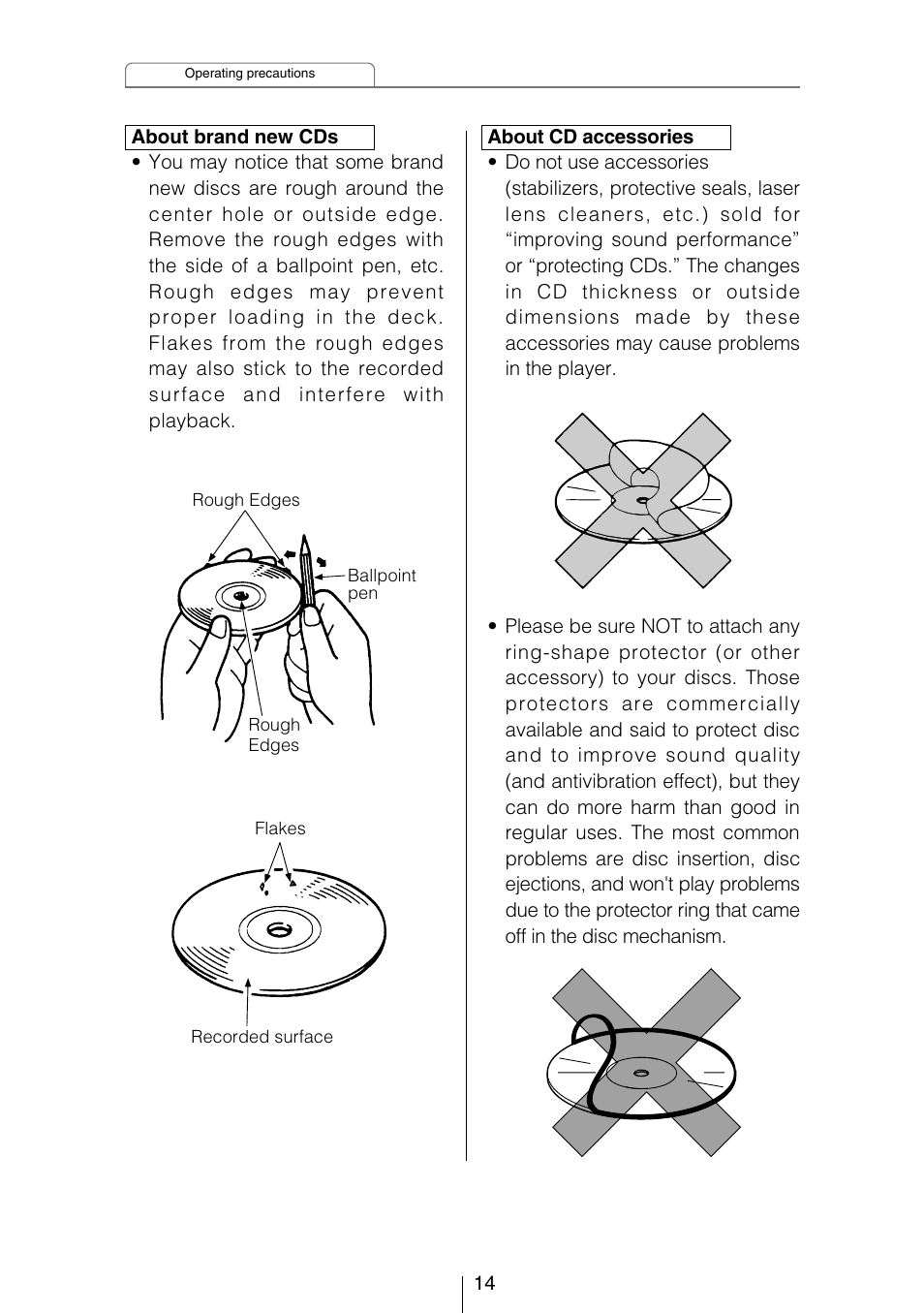 Eclipse - Fujitsu Ten CD5444 User Manual | Page 14 / 152