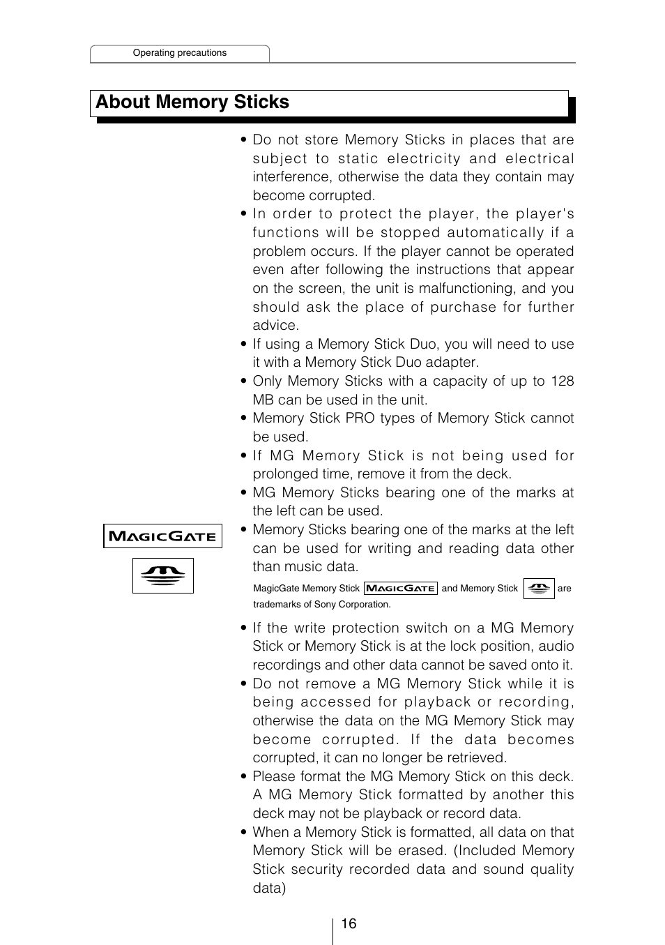 Eclipse - Fujitsu Ten CD5444 User Manual | Page 16 / 152