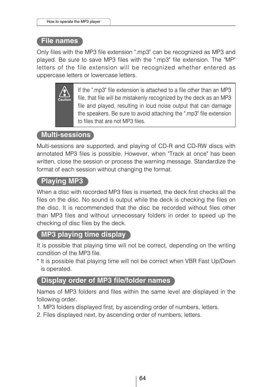 Eclipse - Fujitsu Ten CD5444 User Manual | Page 64 / 152