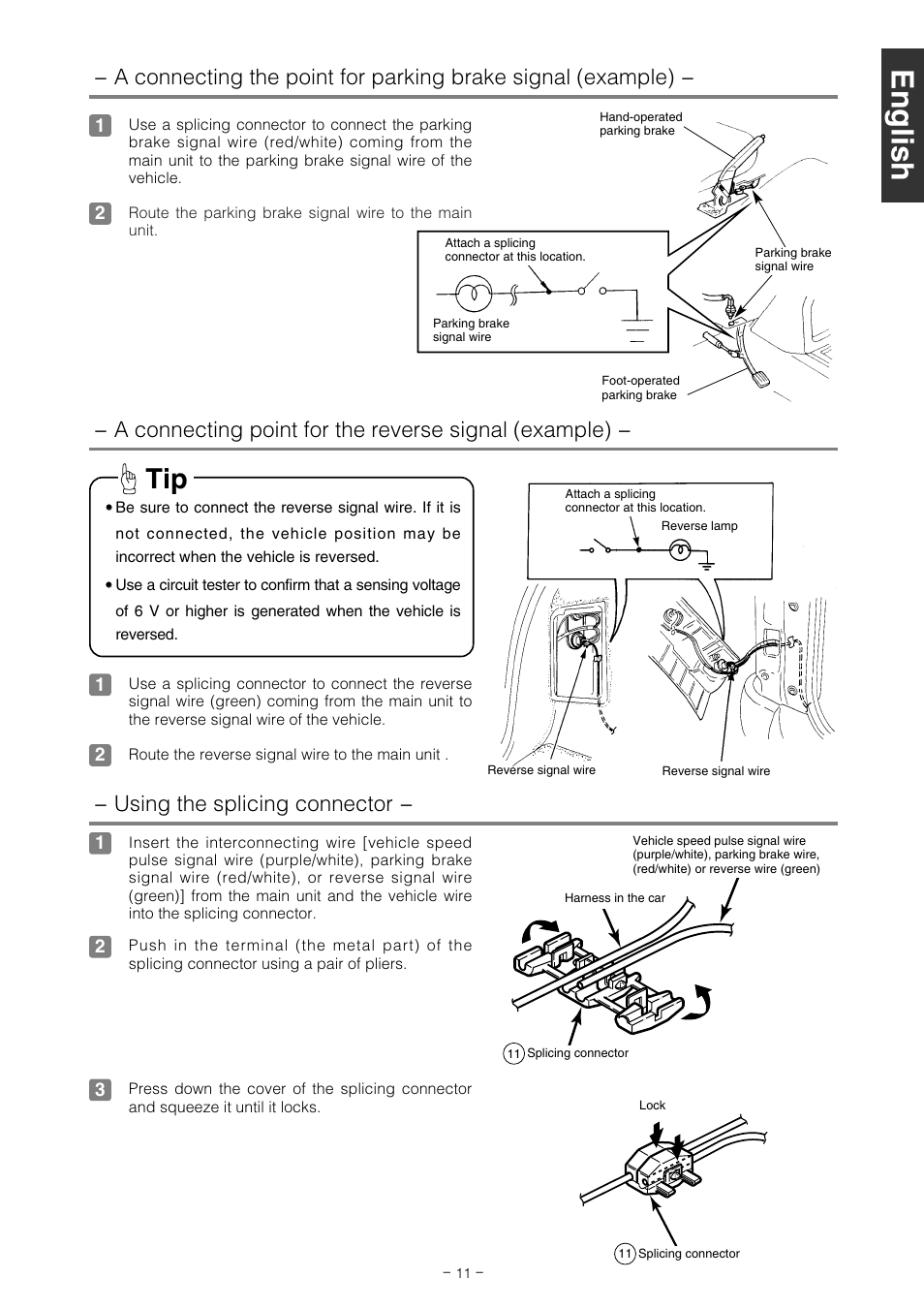 Using the splicing connector | Eclipse - Fujitsu Ten AVN 6600 User Manual | Page 11 / 16