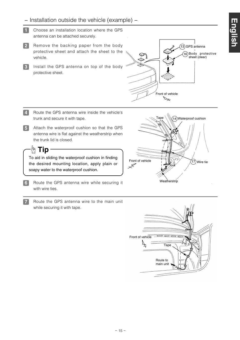 Installation outside the vehicle (example) | Eclipse - Fujitsu Ten AVN 6600 User Manual | Page 15 / 16