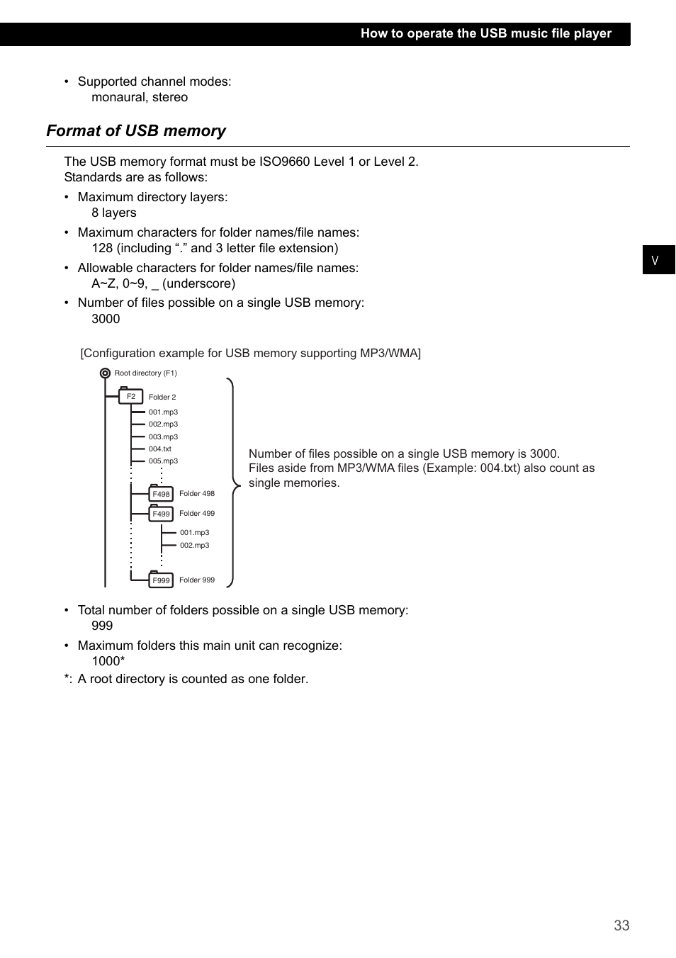 Format of usb memory | Eclipse - Fujitsu Ten CD7200 MKII User Manual | Page 33 / 119