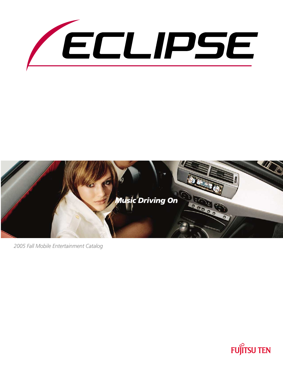 Eclipse - Fujitsu Ten AV8533 User Manual | 52 pages