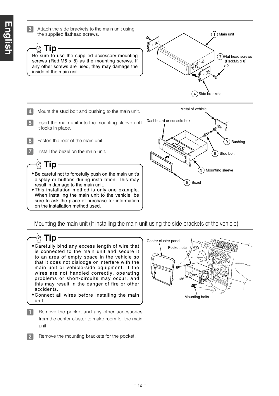 Eclipse - Fujitsu Ten CD5100 User Manual | Page 12 / 44