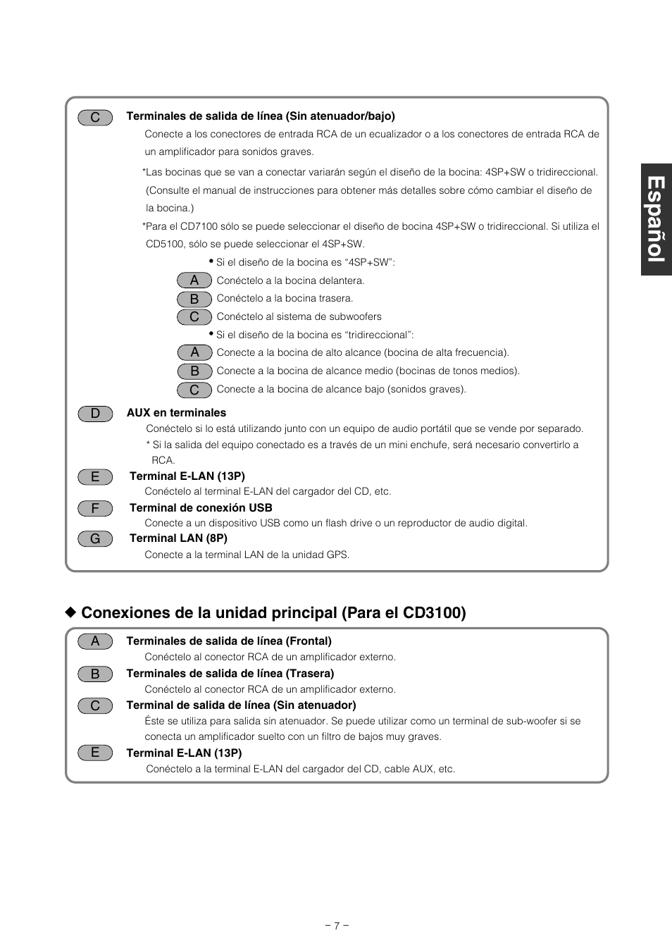 Eclipse - Fujitsu Ten CD5100 User Manual | Page 21 / 44