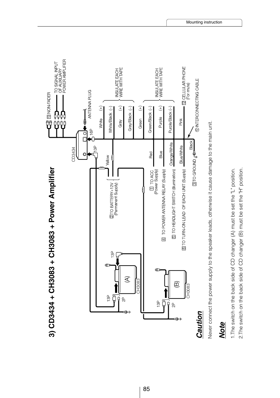 Eclipse - Fujitsu Ten CD3434 User Manual | Page 85 / 92