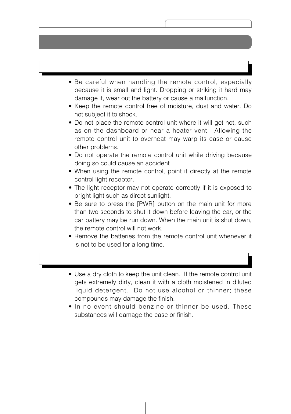 How to use an optional remote control | Eclipse - Fujitsu Ten CD5405 User Manual | Page 43 / 67