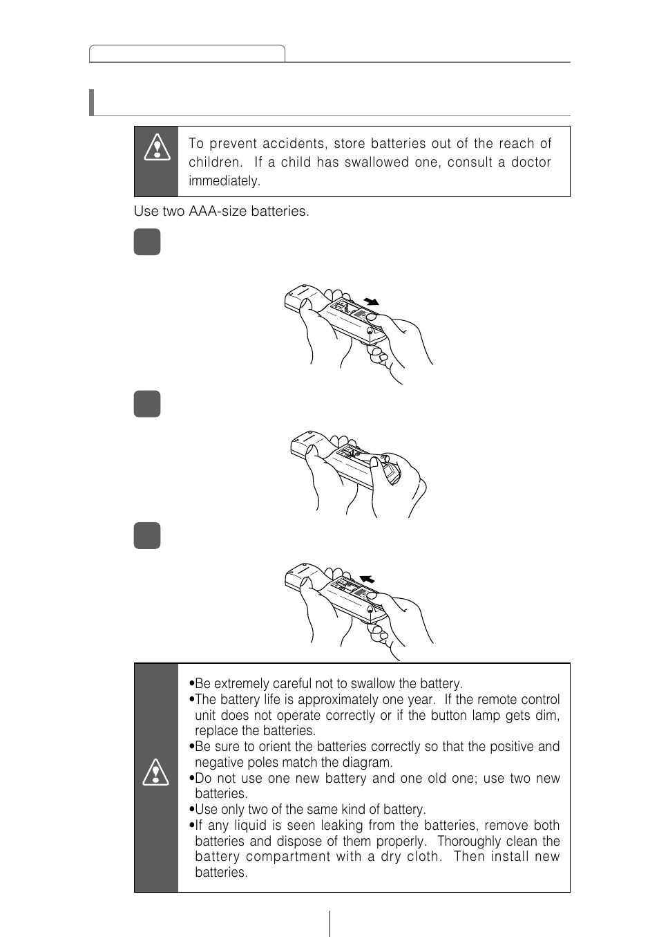 Replacing the battery | Eclipse - Fujitsu Ten CD5405 User Manual | Page 48 / 67