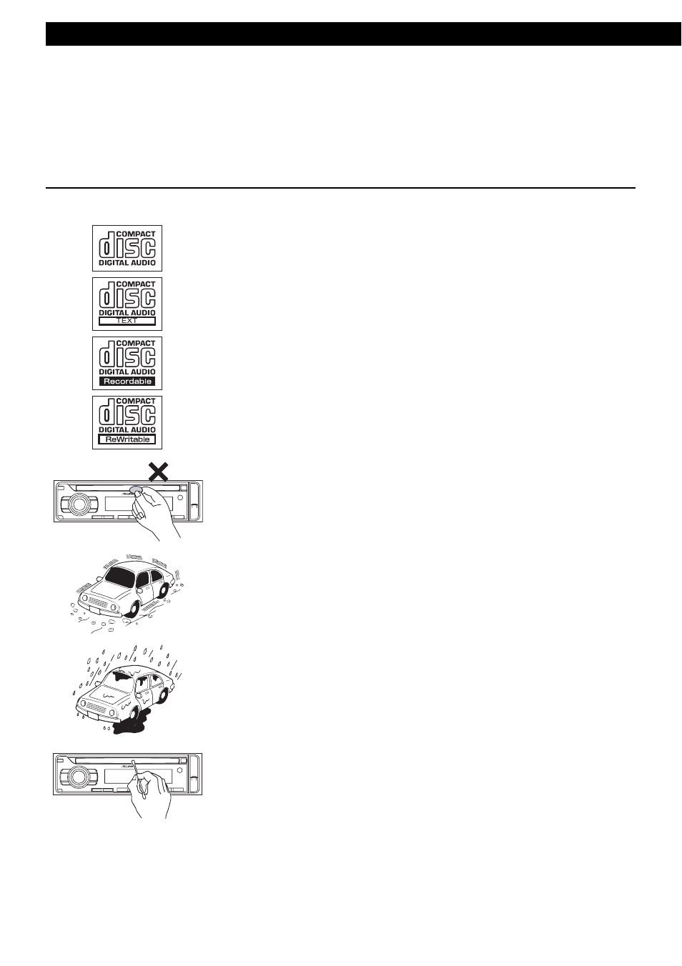 Operating precautions, Notes on operation | Eclipse - Fujitsu Ten CD1200 User Manual | Page 12 / 51