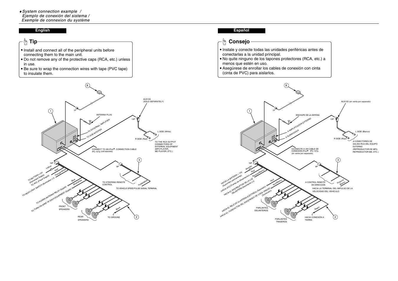 Consejo | Eclipse - Fujitsu Ten AVN 2210p User Manual | Page 7 / 8